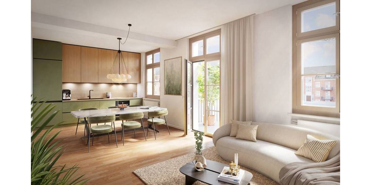 Etagenwohnung Potsdam Krampnitz - 1 Zimmer, 43 m&sup2;, 355.000&euro; | Angebot:25824832