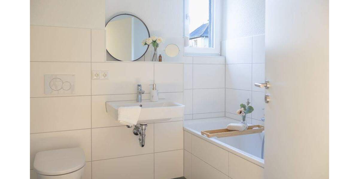 Nachhaltig wohnen, clever sparen: KfW-40-NH Haus mit umweltfreundlicher Pelletheizung 4 zimmer