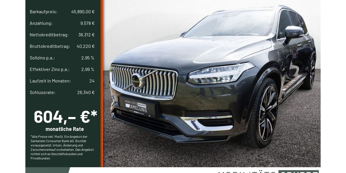 Volvo XC90 81.336 km 45.390 € Engelskirchen 51766