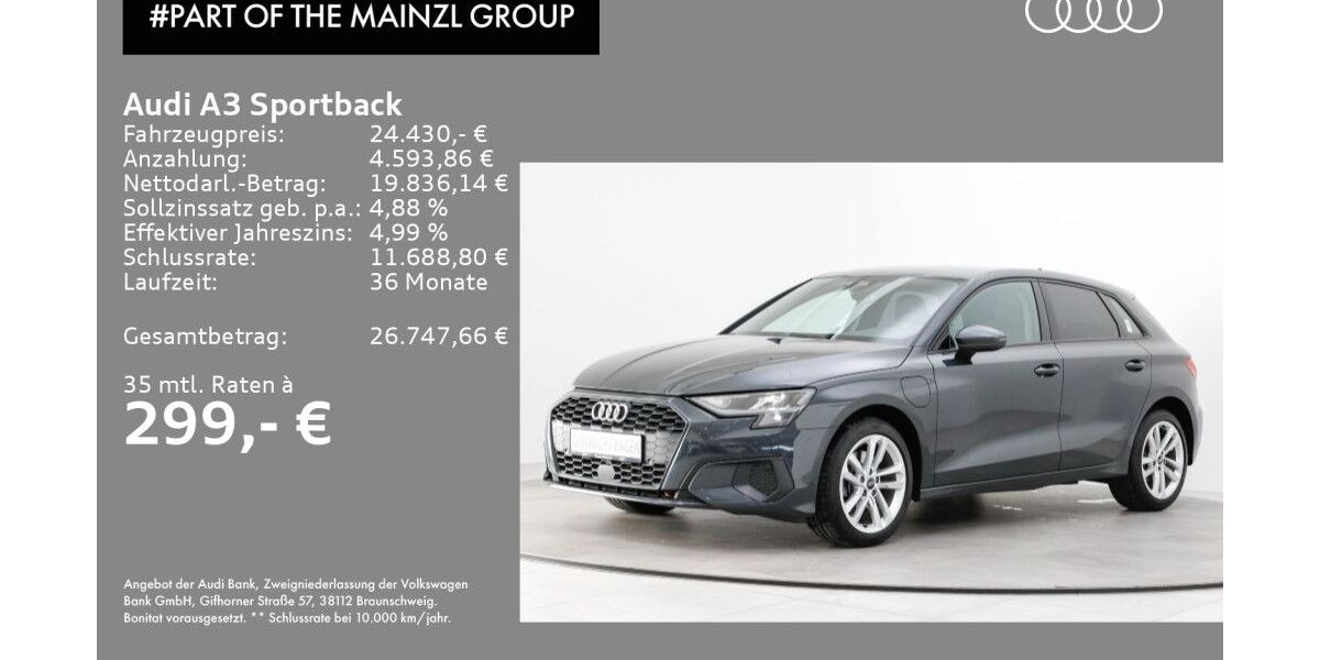 Audi A3 34.298 km 24.430 &euro; Bad Reichenhall 83435