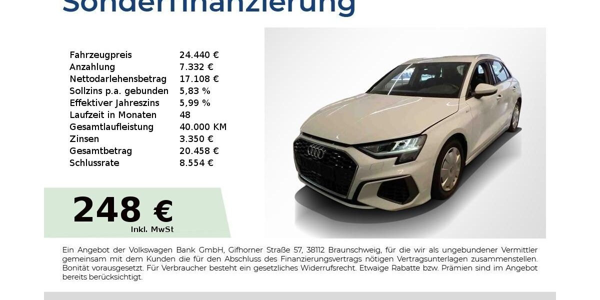 Audi A3 61.150 km 24.440 &euro; Nürnberg 90431