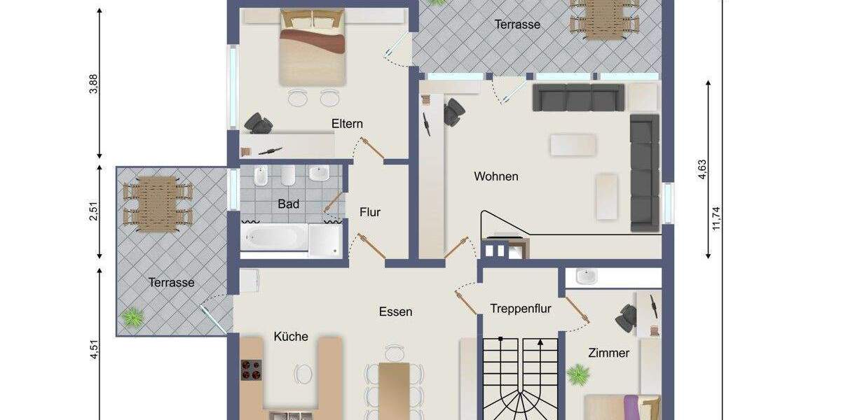 Einfamilienhaus Pfinztal / Söllingen Söllingen - 7 Zimmer, 170 m&sup2;, 687.000&euro; | Angebot:24873999