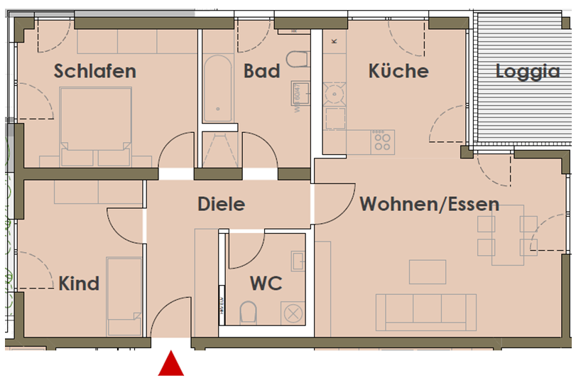 Traumhafte 3-Zimmer-Wohnung in Landshuter Bestlage ! 3 zimmer