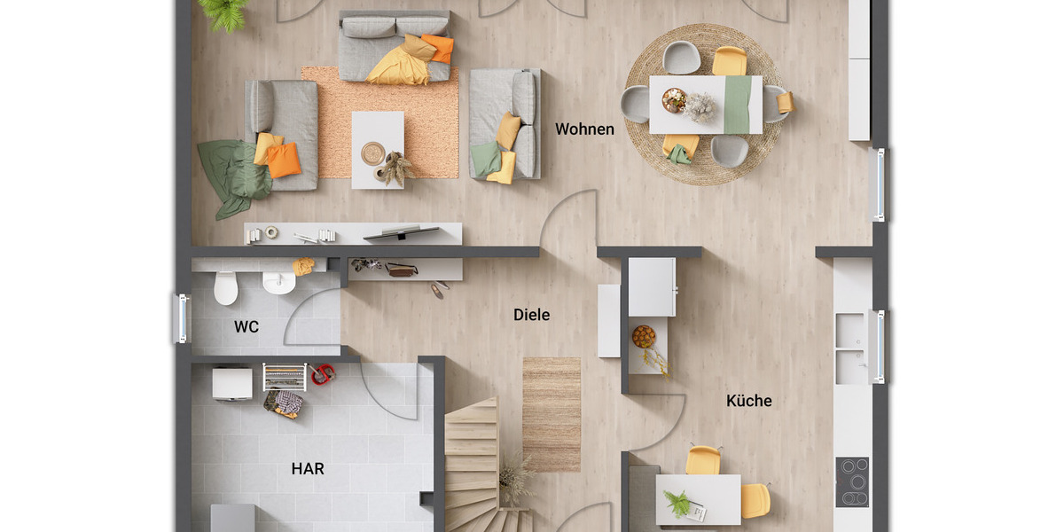Einfamilienhaus Edermünde Grifte - 4 Zimmer, 166 m&sup2;, 405.713&euro; | Angebot:25738091