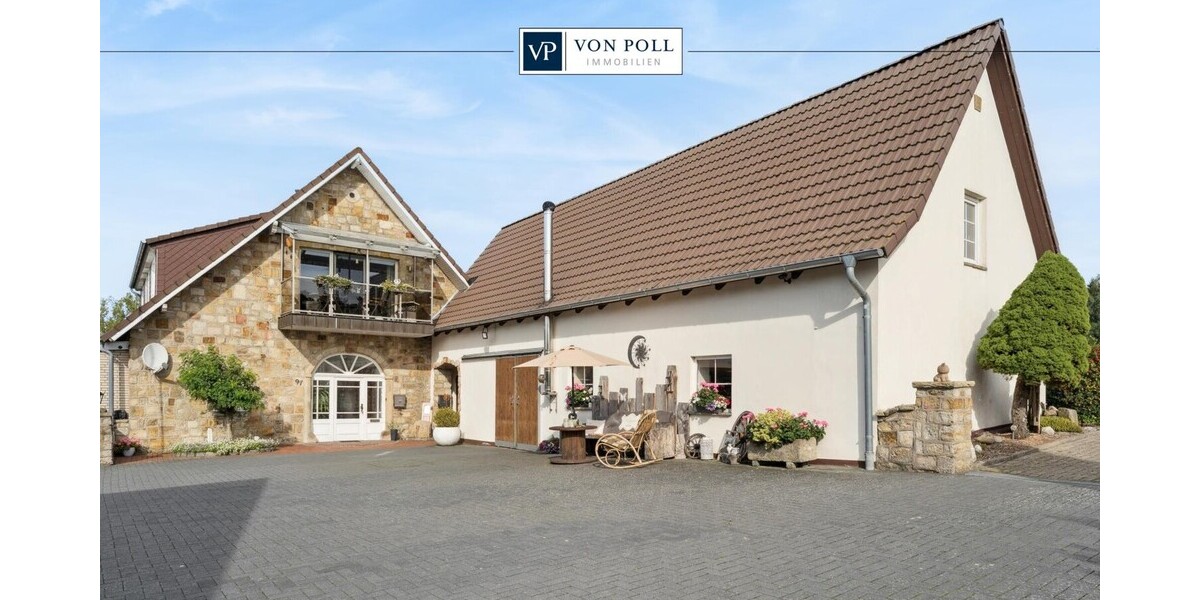Ein Ort zum Ankommen- vielseitig nutzbarer Resthof mit zwei Wohneinheiten - Gewerbeobjekt Ibbenbüren Ibbenbüren | Angebot:26482296