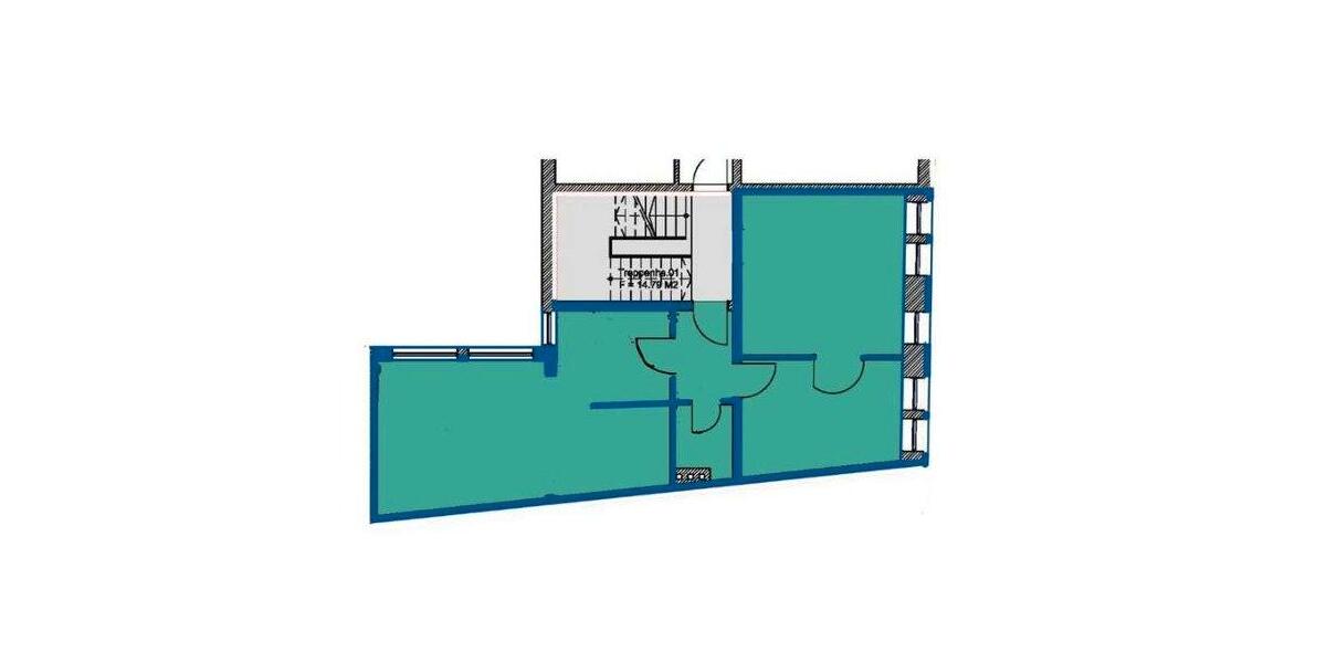 Etagenwohnung Gotha - 3 Zimmer, 73 m&sup2;, 455&euro; | Angebot:26005411