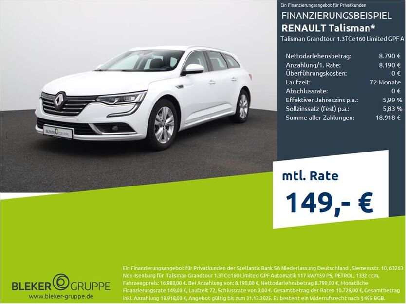 Renault Talisman 39.163 km 16.980 € Borken 46325