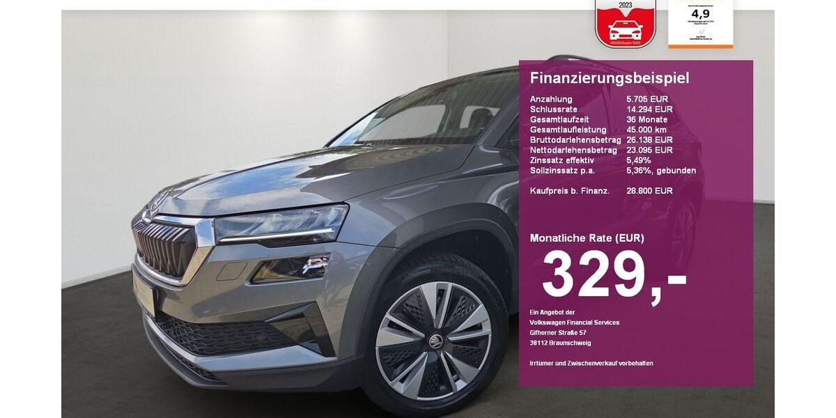 Skoda Karoq 29.990 km 28.800 &euro; Albbruck 79774