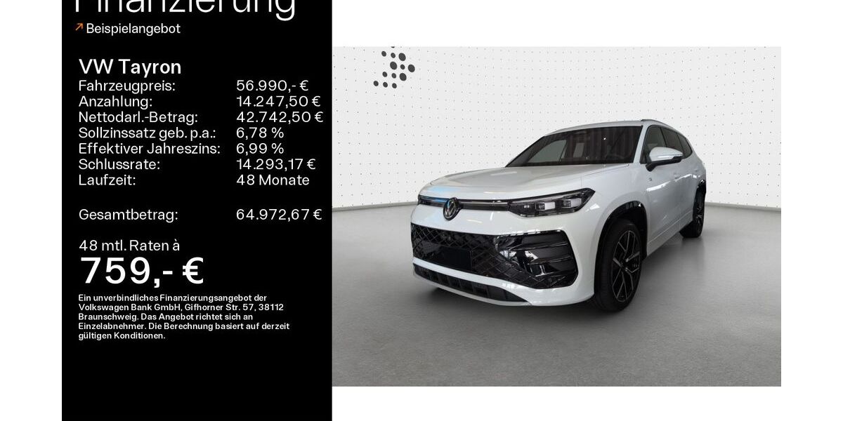 VW Tayron 9.000 km 54.990 &euro; Haßfurt 97437
