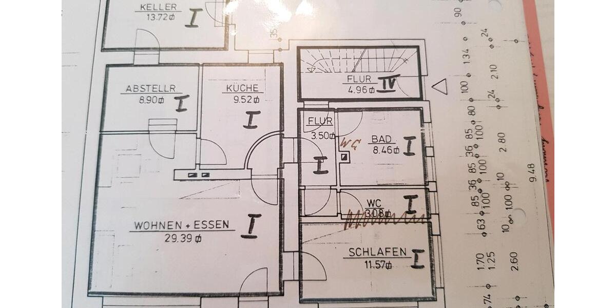 Erdgeschoßwohnung Saarbrücken West - 3 Zimmer, 90 m&sup2;, 125.000&euro; | Angebot:26882948