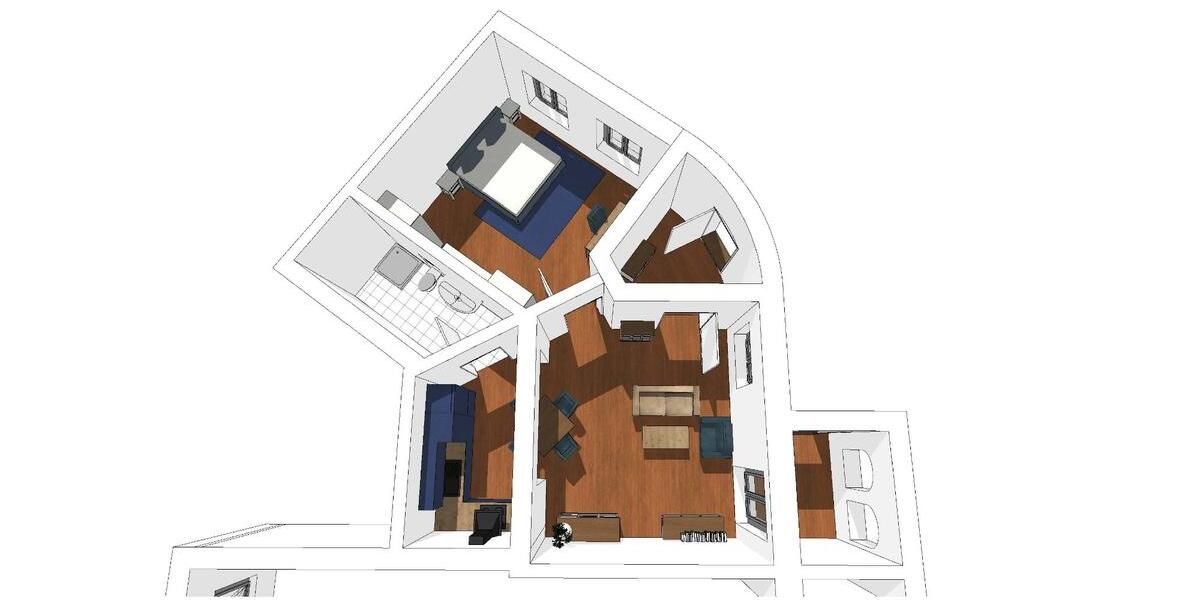 Vollmöblierte 65 m² 2-Zimmer-Wohnung + Balkon +EBK (Sellin Rügen) 2 zimmer