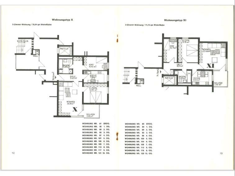 Etagenwohnung Burghausen - 3 Zimmer, 72 m&sup2;, 250.000&euro; | Angebot:26964894