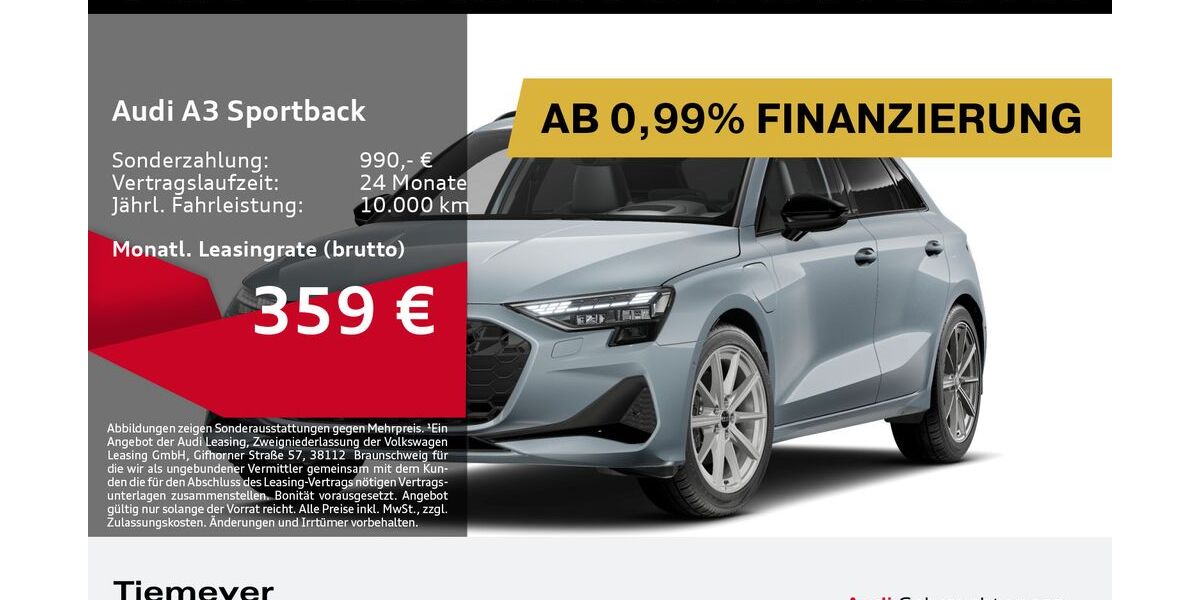 Audi A3 6.569 km 40.460 &euro; Lüdenscheid 58511