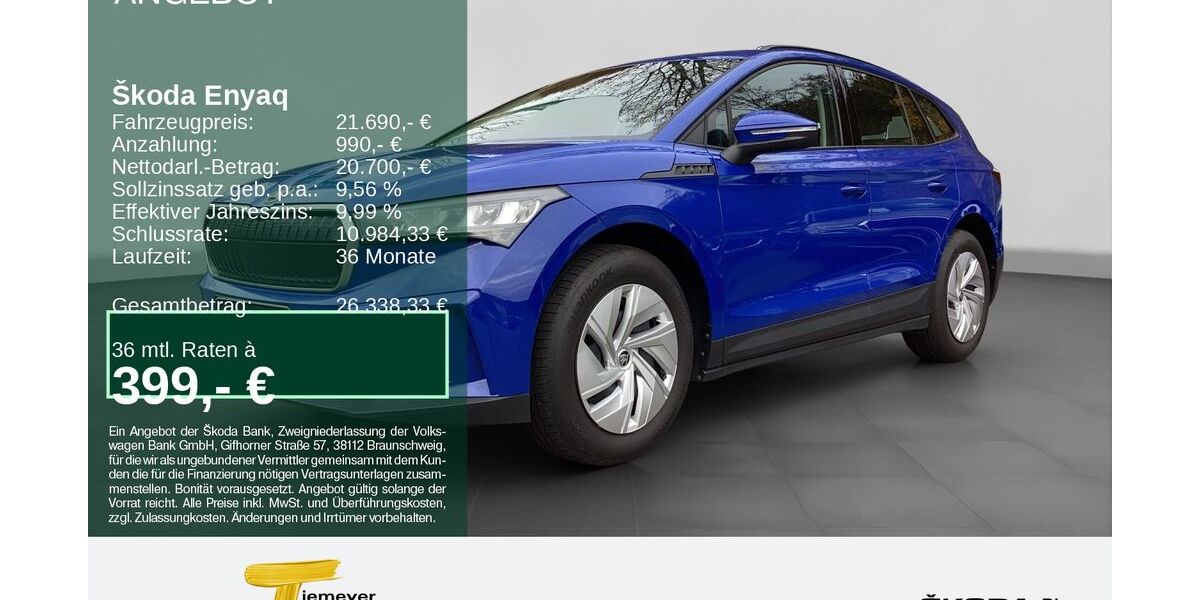 Skoda Enyaq 37.699 km 20.330 &euro; Remscheid 42857