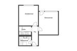 Etagenwohnung Mainz Marienborn - 2 Zimmer, 48 m&sup2;, 169.000&euro; | Angebot:26359440