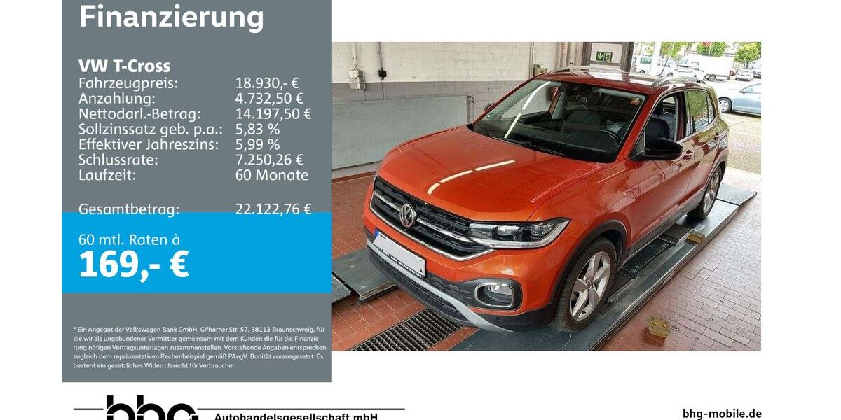 VW T-Cross 34.767 km 18.930 &euro; Freiburg 79115