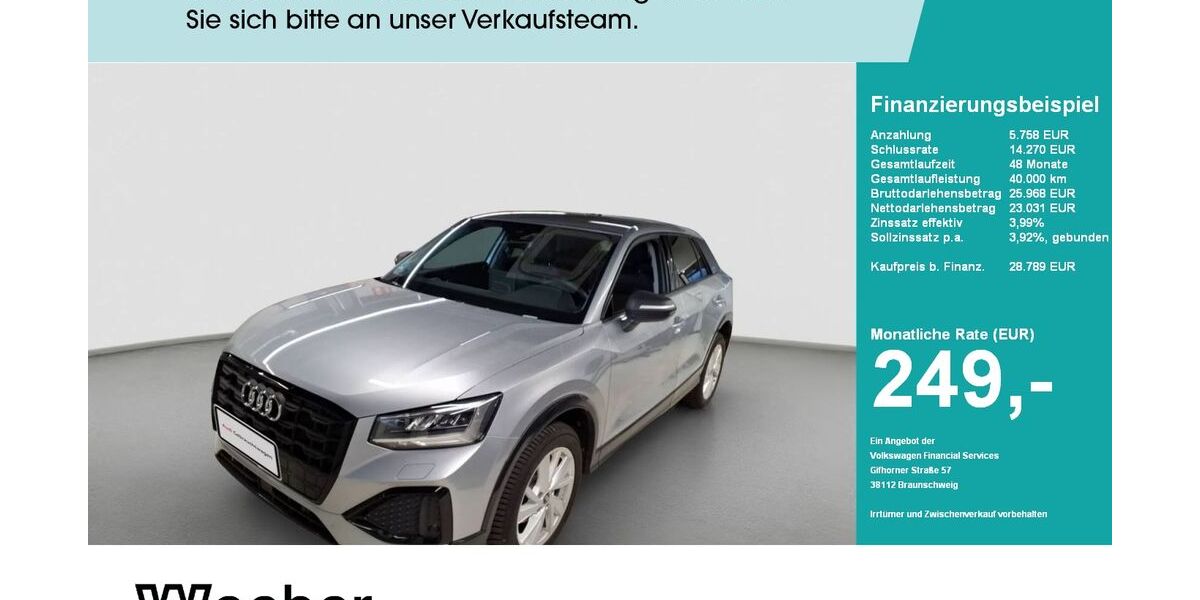 Audi Q2 7.409 km 28.689 &euro; Herrenberg 71083