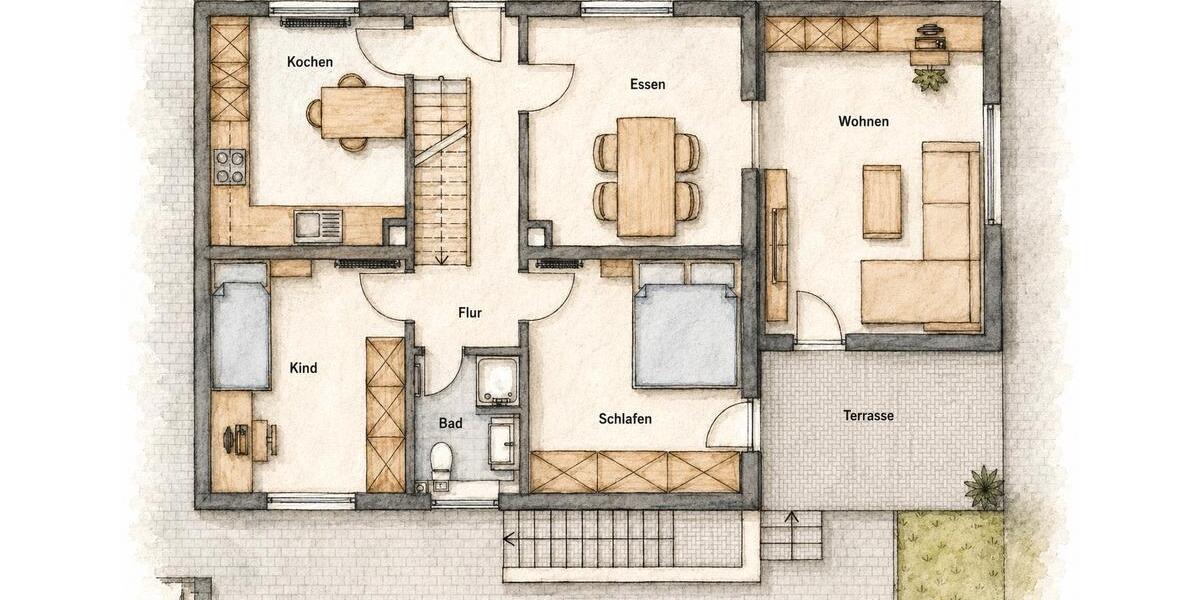 Einfamilienhaus Heilsbronn - 5 Zimmer, 120 m&sup2;, 415.000&euro; | Angebot:26947790