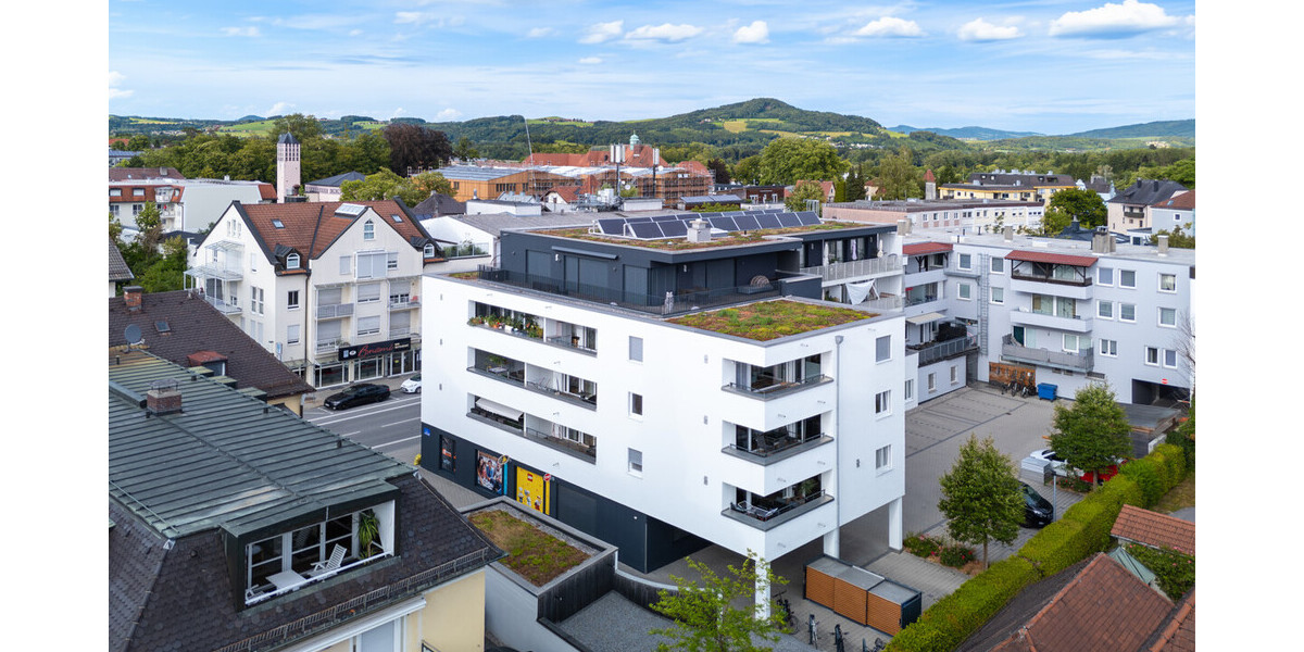 Exklusives Penthouse mit Alpenblick – stilvolles Wohnen nahe Salzburg - inkl. Einbauküche - Etagenwohnung Freilassing Freilassing | Angebot:27288484