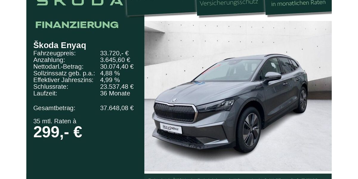 Skoda Enyaq 8.022 km 29.420 € Neu-Ulm 89231