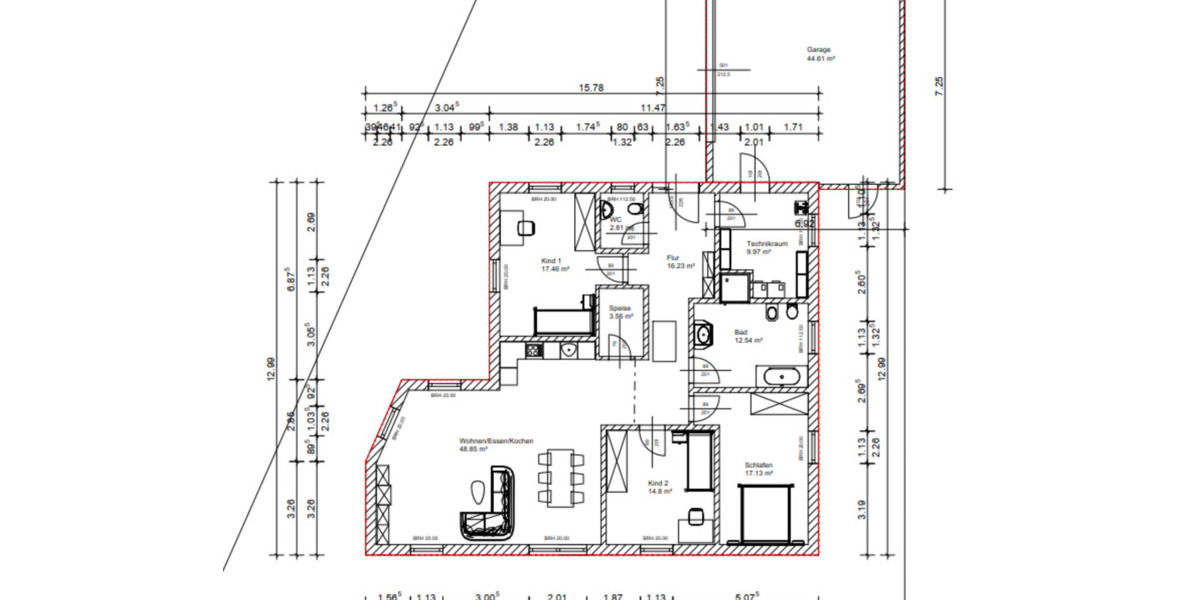 Bungalow Bad Wildungen - 4 Zimmer, 150 m&sup2;, 1.950&euro; | Angebot:23476136
