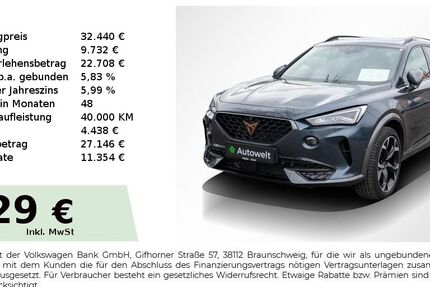 Cupra Formentor 23.550 km 31.880 &euro; Nürnberg 90431