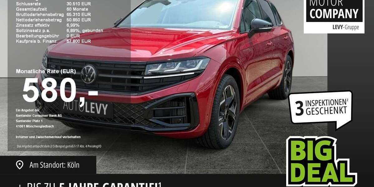 VW Touareg 9.338 km 64.990 &euro; Köln 50968