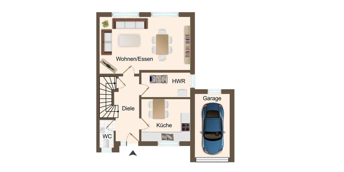 Doppelhaushälfte Holdorf - 4 Zimmer, 117 m&sup2;, 250.000&euro; | Angebot:25694351