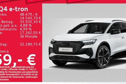 Audi Q4 e-tron 8.943 km 48.479 &euro; Eching 85386