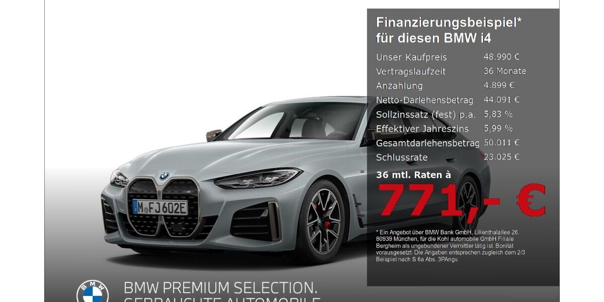 BMW i4 26.634 km 48.990 &euro; Bergheim 50126