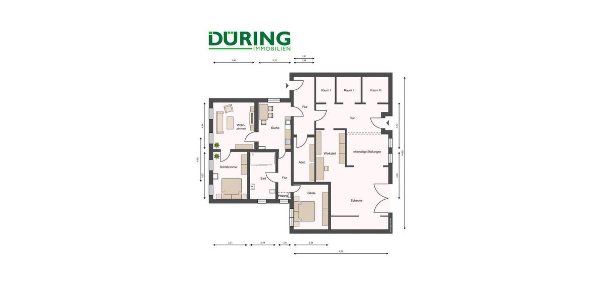 Bauernhaus, Landhaus Rhauderfehn / Burlage Burlage - 3 Zimmer, 95 m&sup2;, 169.000&euro; | Angebot:26885549