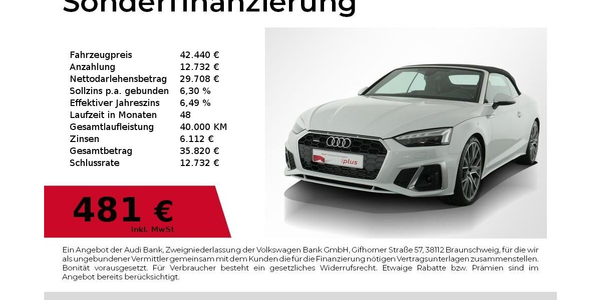 Audi A5 38.200 km 42.440 &euro; Nürnberg 90411