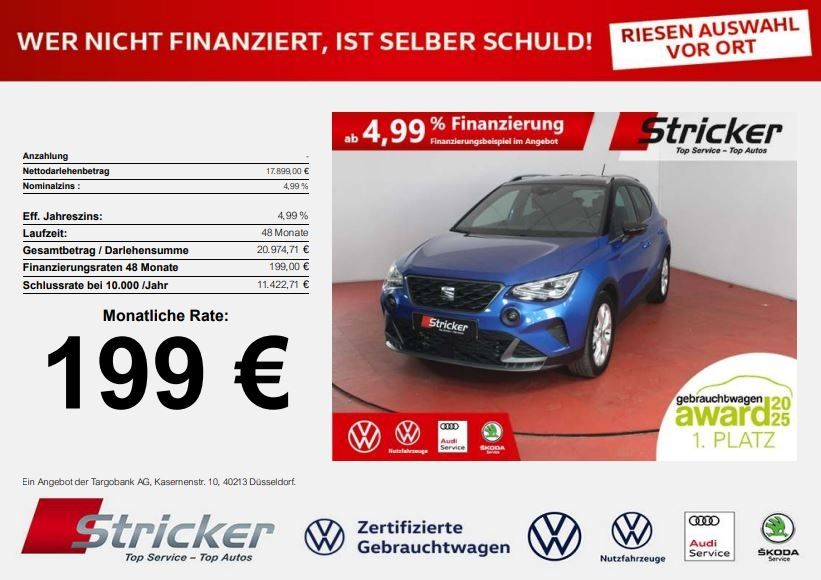 Seat Arona 12.377 km 17.899 &euro; Detmold 32760