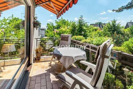 Charmante 3-Zimmer-Eigentumswohnung mit Westbalkon, Gemeinschaftsgarten und Einzelgarage