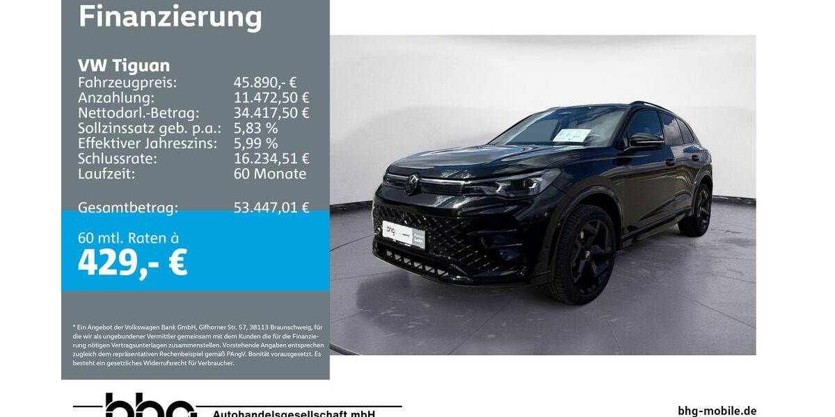 VW Tiguan 18.359 km 45.320 &euro; Mössingen 72116
