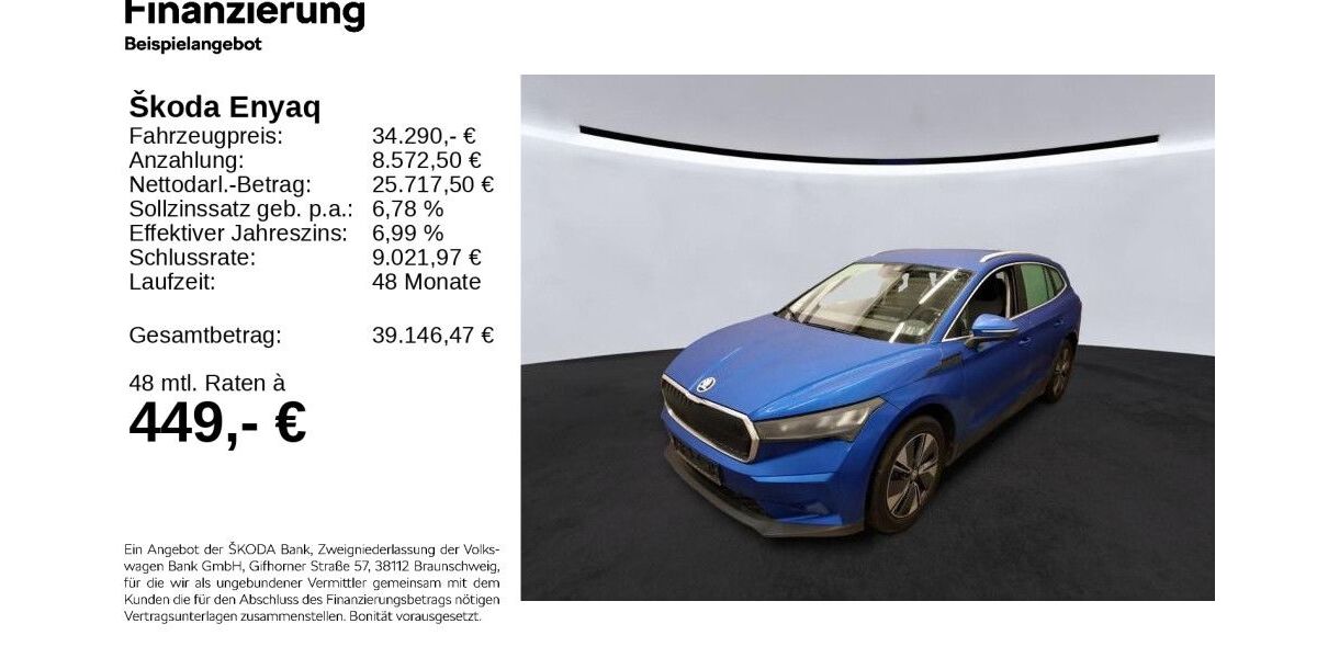 Skoda Enyaq 27.205 km 33.990 &euro; Hildesheim 31137