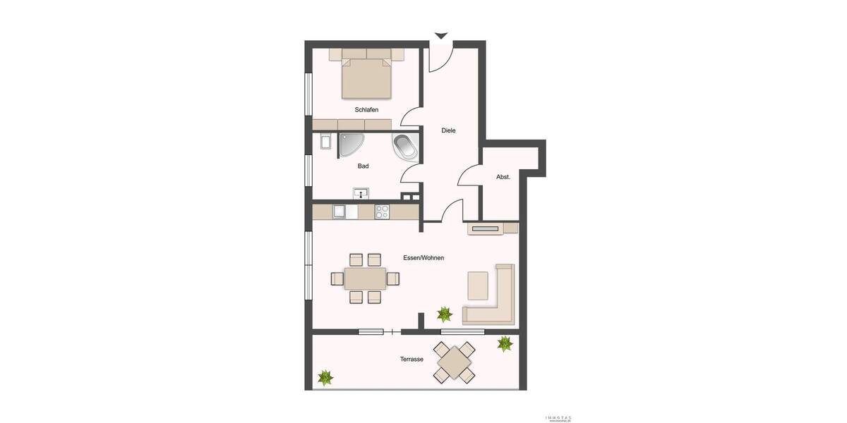 Etagenwohnung Kettig - 2 Zimmer, 90 m&sup2;, 209.000&euro; | Angebot:26205443