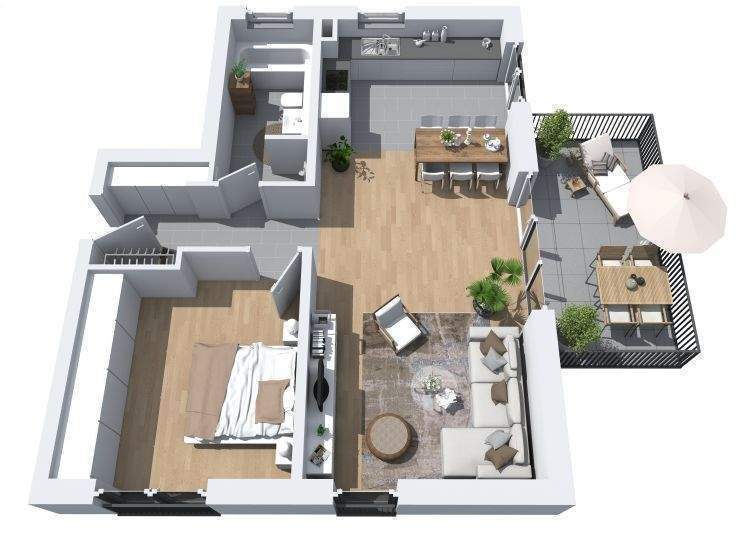 A+ Neubau-Komfort-Wohnung mit 3 Zimmern 3 zimmer