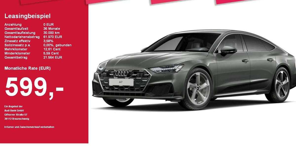 Audi A7 14.967 km 61.970 &euro; Plattling 94447