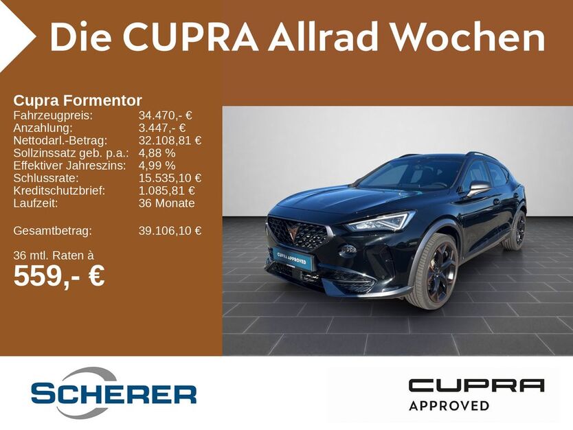 Cupra Formentor 15.000 km 33.780 € Bingen / Rhein 55411