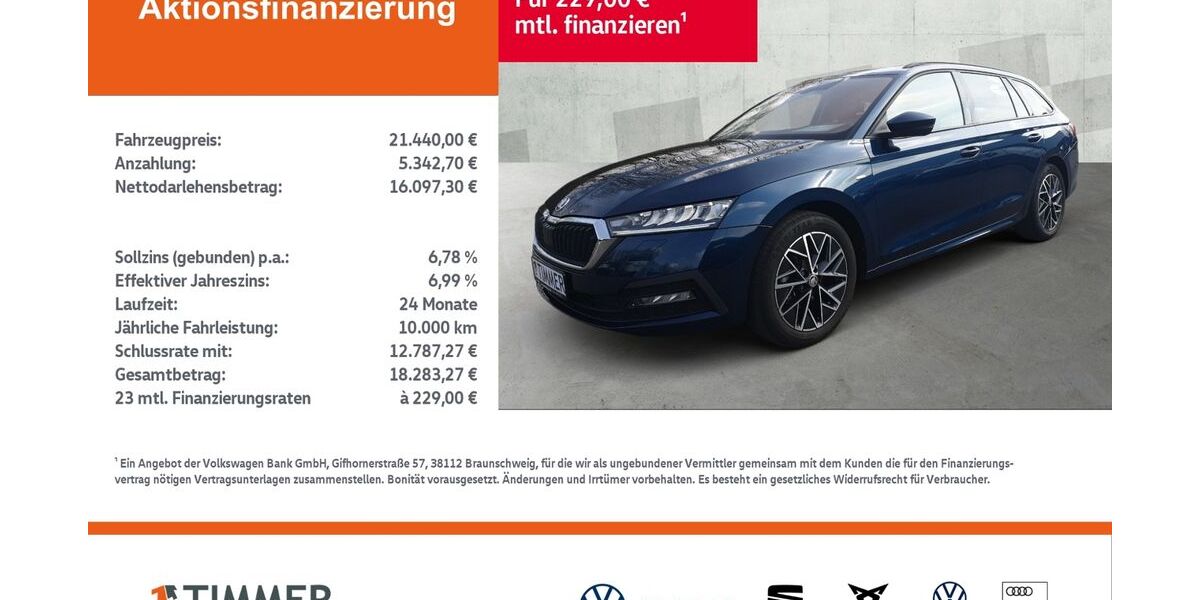 Skoda Octavia 94.190 km 20.990 &euro; Borken 46325