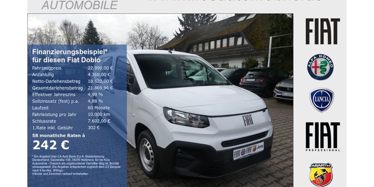 Fiat Doblo 34.522 km 22.990 &euro; Dreieich 63303