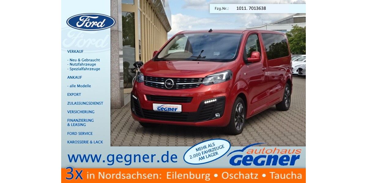 Opel Zafira Life 45.376 km 30.840 &euro; Eilenburg 04838