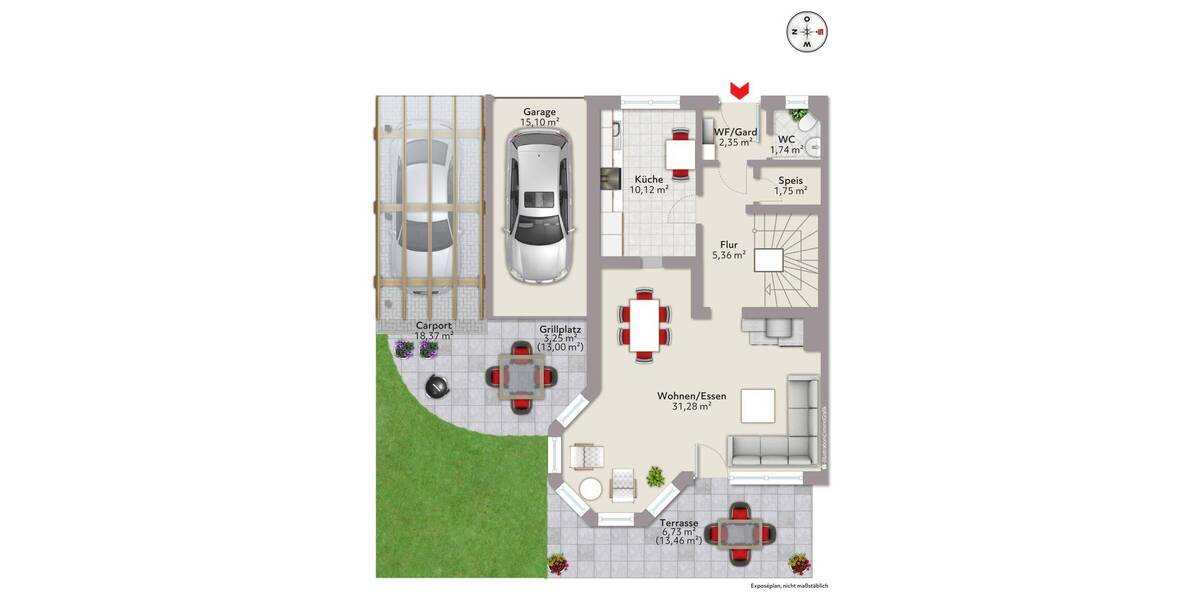 Doppelhaushälfte Penzberg Steigenberg - 4 Zimmer, 146 m&sup2;, 760.000&euro; | Angebot:26401151