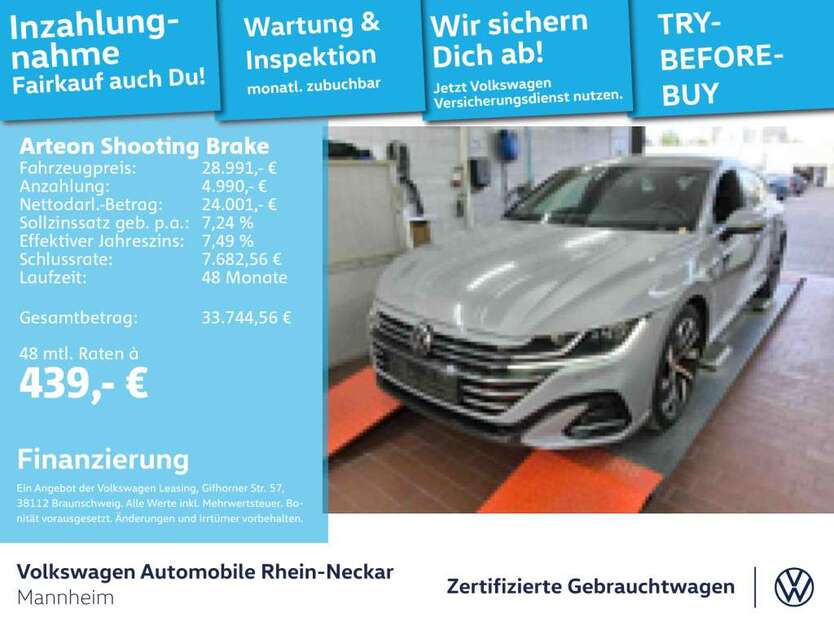 VW Arteon 96.554 km 28.991 € Mannheim 68309
