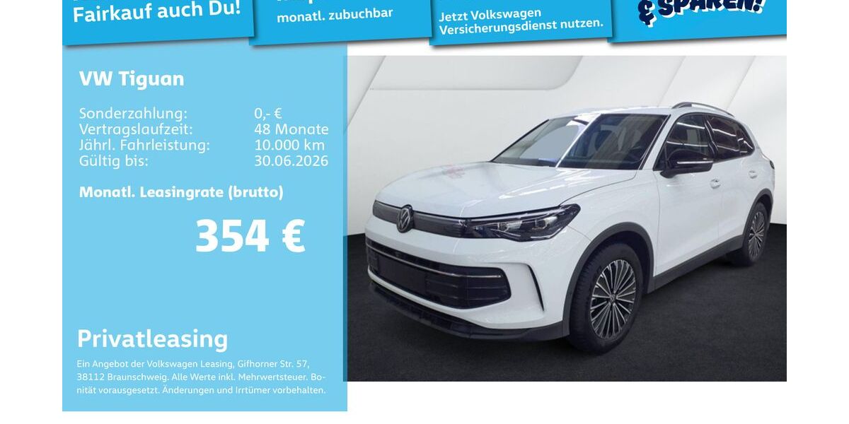VW Tiguan 25.096 km 32.991 &euro; Mannheim 68309
