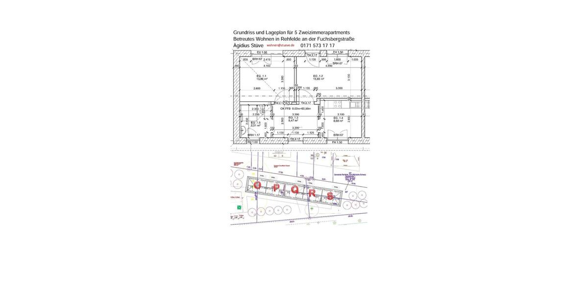 Erdgeschoßwohnung Petershagen/Eggersdorf Eggersdorf - 2 Zimmer, 58 m&sup2;, 1.060&euro; | Angebot:26062661