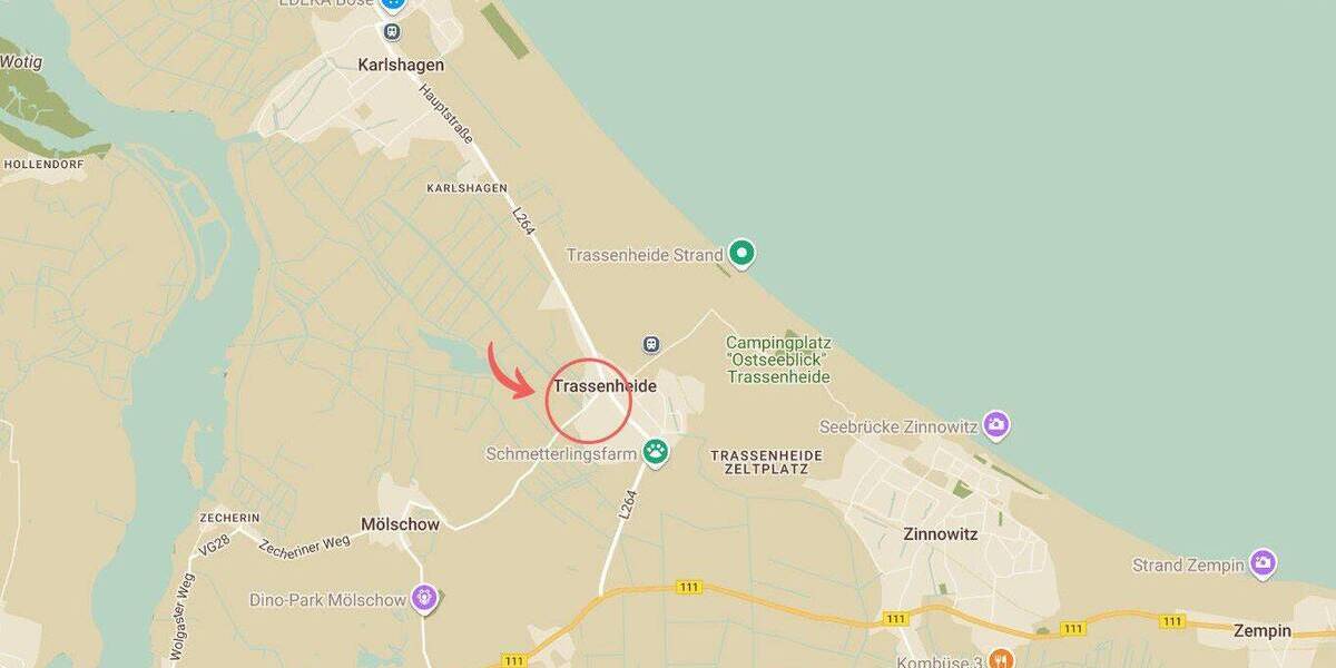 Grundstück Trassenheide - 179.000&euro; | Angebot:25800658