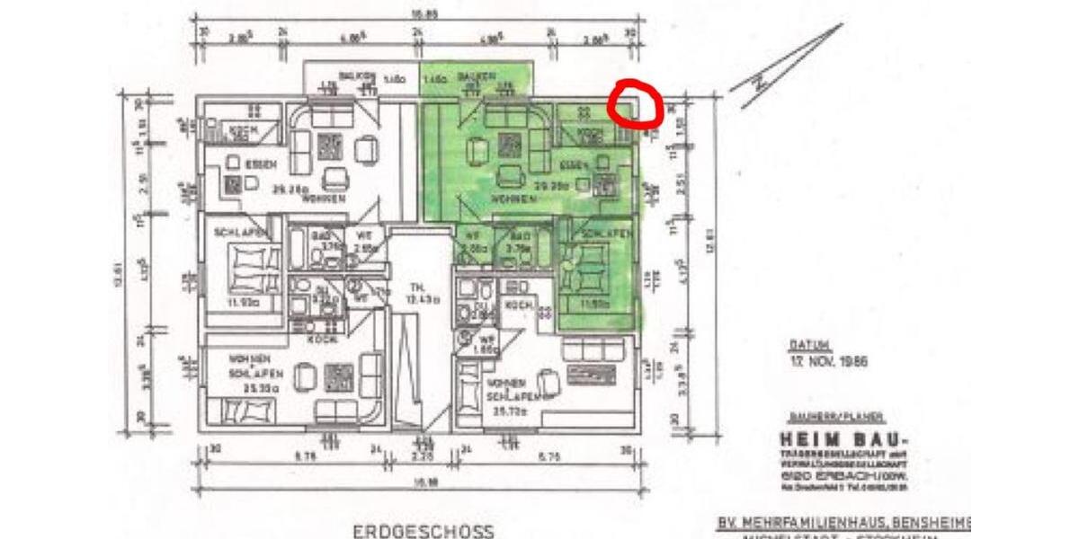 Michelstadt,, möblierte Wohnung 2ZiKüBadBlk 58m2 2 zimmer