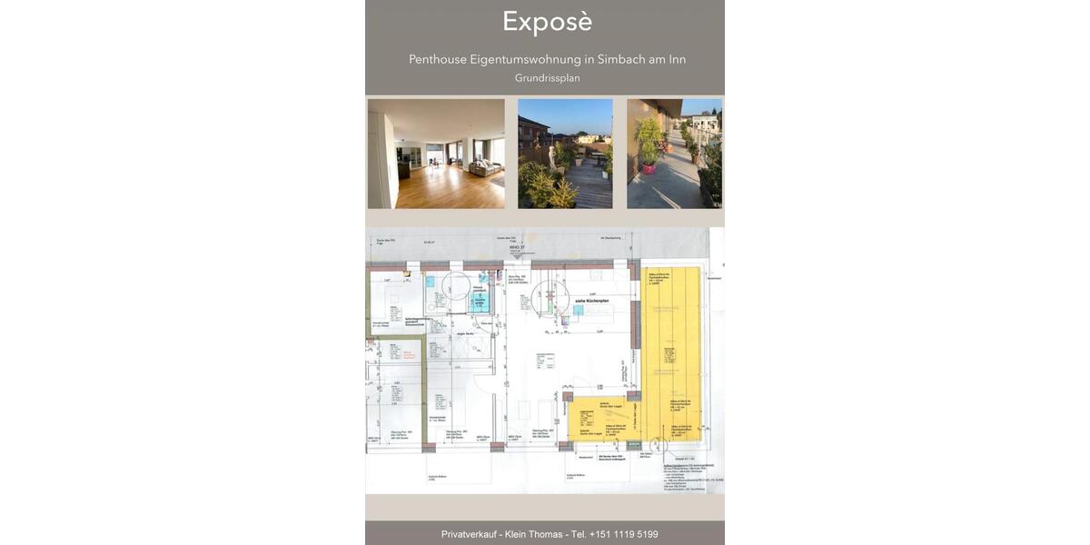 Etagenwohnung Simbach am Inn - 3 Zimmer, 114 m&sup2;, 499.000&euro; | Angebot:27033674